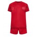 Danmark Replika Babykläder Hemma matchkläder barn VM 2022 Korta ärmar (+ Korta byxor)
